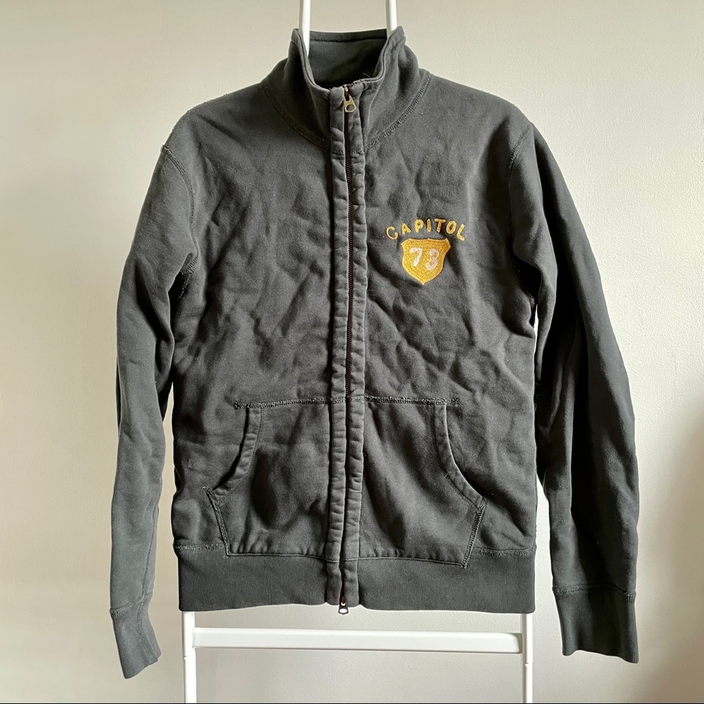 JCrew Embroidered Track Jacket